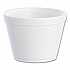 Foam Containers, Extra Squat, 16 oz, White, 25/Bag, 20 Bags/Carton (16MJ32)