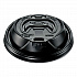 Optima Reclosable Lid, Fits 12 oz to 24 oz Hot Cups, Plastic, Black, 100/Pack, 10 Packs/Carton (16RCLBLK)