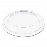 Plastic Dome Lid, Fits 5 oz to 32 oz Hot Cups/Containers, Clear, 100/Pack, 10 Packs/Carton (20DLCR)
