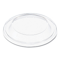 Plastic Dome Lid, Fits 5 oz to 32 oz Hot Cups/Containers, Clear, 100/Pack, 10 Packs/Carton (20DLCR)