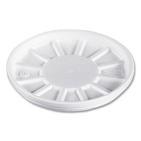 Vented Foam Lids, Fits 6 oz to 32 oz Hot Cups, White, 50/Pack, 10 Packs/Carton (20RL)