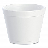 Foam Containers, 24 oz, White, 25/Bag, 20 Bags/Carton (24MJ48)