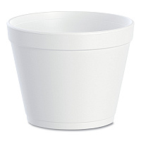Foam Containers, 24 oz, White, 25/Bag, 20 Bags/Carton (24MJ48)