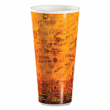 Fusion Escape Foam Hot/Cold Cups, 24 oz, Brown/Black, 500/Carton (24U16ESC)