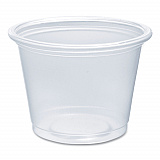 Conex Complements Portion/Medicine Cups, 1 oz, Plastic, Clear, 125/Bag, 20 Bags/Carton (100PC)