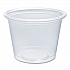 Conex Complements Portion/Medicine Cups, 1 oz, Plastic, Clear, 125/Bag, 20 Bags/Carton (100PC)