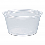 Conex Complements Portion/Medicine Cups, 2 oz, Plastic, Clear, 125/Bag, 20 Bags/Carton (200PC)