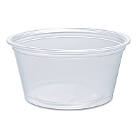 Conex Complements Portion/Medicine Cups, 2 oz, Plastic, Clear, 125/Bag, 20 Bags/Carton (200PC)
