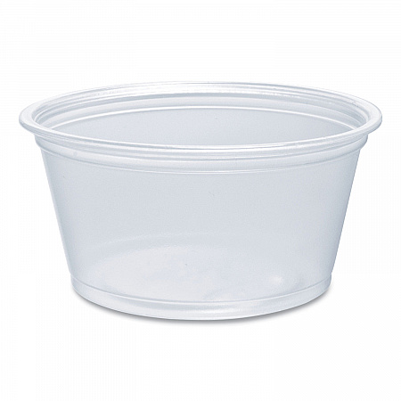 Conex Complements Portion/Medicine Cups, 2 oz, Plastic, Clear, 125/Bag, 20 Bags/Carton (200PC)