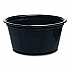 Conex Complements Portion/Medicine Cups, 2 oz, Plastic, Black, 125/Bag, 20 Bags/Carton (200PCBLK)