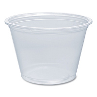Conex Complements Portion/Medicine Cups, 2.5 oz, Plastic, Clear, 125/Bag, 20 Bags/Carton (250PC)