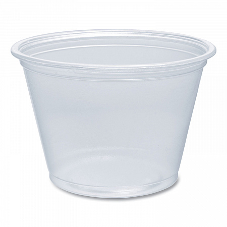Conex Complements Portion/Medicine Cups, 2.5 oz, Plastic, Clear, 125/Bag, 20 Bags/Carton (250PC)