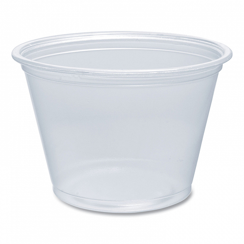 Conex Complements Portion/Medicine Cups, 2.5 oz, Plastic, Clear, 125/Bag, 20 Bags/Carton (250PC)