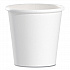 Single-Sided Poly Paper Hot Cups, 4 oz, White, 50 Bag, 20 Bags/Carton (374W2050)