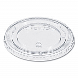 PETE Plastic Flat Cold Cup Lids, Fits 12 oz to 24 oz Cold Cups, Clear, 1,000/Carton (626TP)