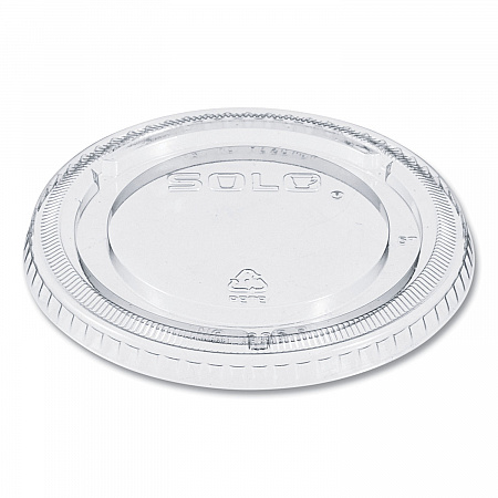 PETE Plastic Flat Cold Cup Lids, Fits 12 oz to 24 oz Cold Cups, Clear, 1,000/Carton (626TP)