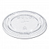 PETE Flat Straw-Slot Cold Cup Lids, Fits 16 oz to 24 oz Cold Cups, Plastic, Clear, 100/Pack, 10 Packs/Carton (626TSCT)