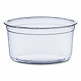 Bare Eco-Forward RPET Deli Containers, ProPlanet Seal, 12 oz, Clear, Plastic, 50/Pack, 10/Carton (DM12R)
