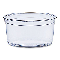 Bare Eco-Forward RPET Deli Containers, ProPlanet Seal, 12 oz, Clear, Plastic, 50/Pack, 10/Carton (DM12R)