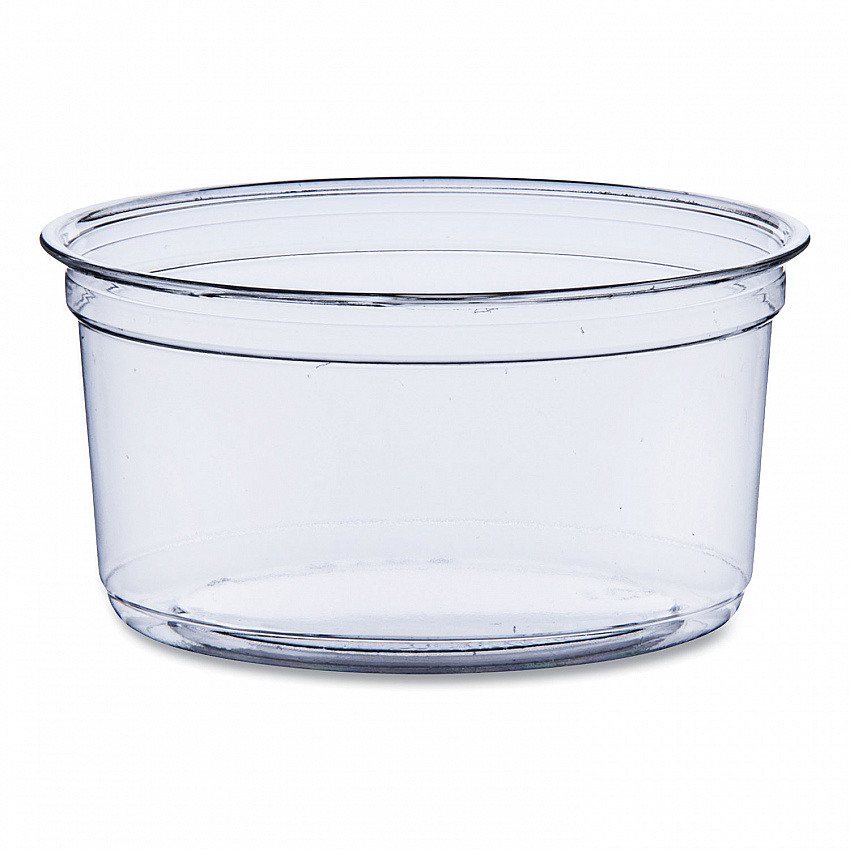 Bare Eco-Forward RPET Deli Containers, ProPlanet Seal, 12 oz, Clear, Plastic, 50/Pack, 10/Carton (DM12R)