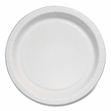 Bare Eco-Forward Clay-Coated Paper Plate, ProPlanet Seal, Mediumweight, 6" dia, White/Brown/Green, 1,000/Carton (MP6B)