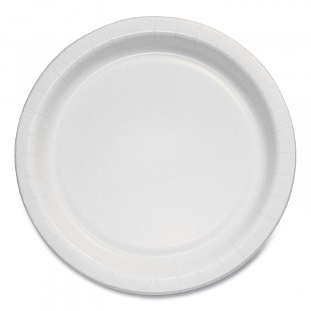 Bare Eco-Forward Clay-Coated Paper Plate, ProPlanet Seal, Mediumweight, 6
