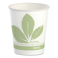 Bare Eco-Forward Paper Cold Cups, ProPlanet Seal, 5 oz, Green/White, 100/Sleeve, 30 Sleeves/Carton (R53BBJD110CT)