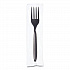Reliance Mediumweight Cutlery, Fork, Plastic, Black, 1,000/Carton (RSK10004)