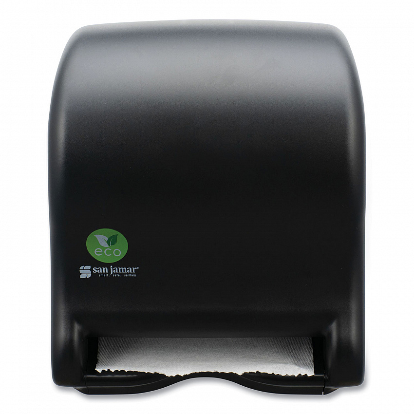Ecological Automatic Towel Dispenser, 9.1 x 14.4 x 11.8, Black (T8000REBK)
