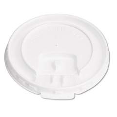 Dart Lift Back and Lock Tab Cup Lids for Foam Cups, Fits 8 oz Cups, White, 2,000/Carton (DLX8R)