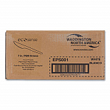 EcoSense Renewable Plant Starch Cutlery, Knife, Plastic, Cream, 50/Pack, 20 Packs/Carton (EPS001)