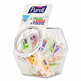 Advanced Hand Sanitizer Gel Infused with Essential Oils, 1 oz Flip Cap Bottle with Display Bowl, Assorted Scents, 25/Carton (390025CMRME)