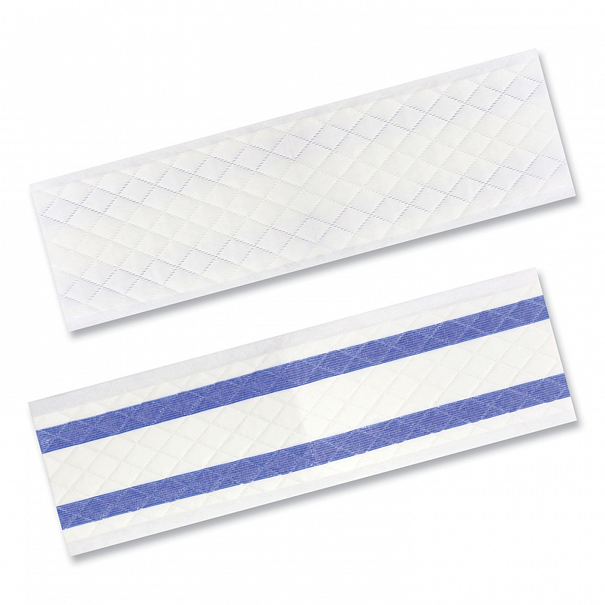 Excella Single-Use Spunlace Mop Pads, 18.5 x 5, White, 50/Pack (DMWS2)