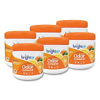 Super Odor Eliminator, Mandarin Orange and Fresh Lemon, 14 oz Jar, 6/Carton (900013CT)