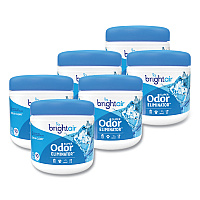 Super Odor Eliminator, Cool and Clean, Blue, 14 oz Jar, 6/Carton (900090CT)