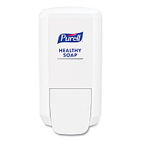 CS2 Healthy Soap Dispenser, 1,000 mL, 5.14 x 3.88 x 10, White, 6/Carton (413106CT)