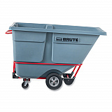 1 cu yd BRUTE DURATILT Frame Tilt Truck, Standard Duty, 1,200 lb Capacity, Gray (2192462)