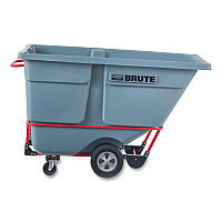 1 cu yd BRUTE DURATILT Frame Tilt Truck, Standard Duty, 1,200 lb Capacity, Gray (2192462)
