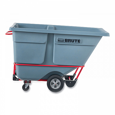 1 cu yd BRUTE DURATILT Frame Tilt Truck, Standard Duty, 1,200 lb Capacity, Gray (2192462)