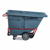 0.5 cu yd BRUTE DURATILT Frame Tilt Truck, Heavy Duty, 1,400 lb Capacity, Gray (2192465)