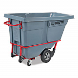 0.5 cu yd BRUTE DURATILT Frame Tilt Truck, Standard Duty, 850 lb Capacity, Gray (2192466)