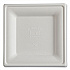 Vanguard Renewable and Compostable Sugarcane Plates, 6 x 6, White, 500/Carton (EPP021NFA)