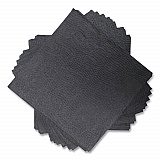 Morsoft Beverage Napkins, 2-Ply, 9 x 9.5, Black, 1,000/Carton (VT522)