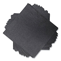 Morsoft Beverage Napkins, 2-Ply, 9 x 9.5, Black, 1,000/Carton (VT522)