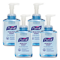 CLEAN RELEASE Technology HEALTHY SOAP Naturally Clean Foam, Citrus Scent, 515 mL, 4/Carton (501304CT)