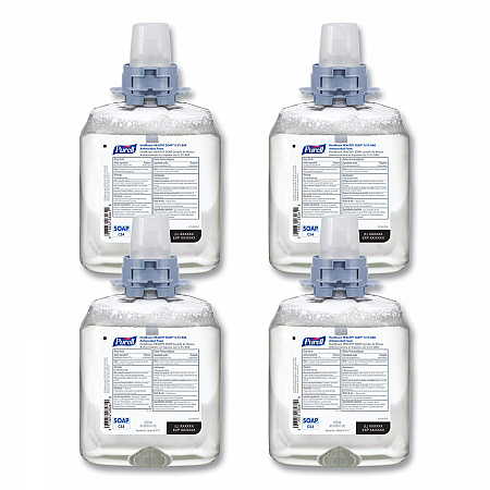 HEALTHY SOAP 0.5 BAK Antimicrobial Foam Refill, For CS4 Dispensers, Light Floral Scent, 1,250 mL, 4/Carton (511704CT)