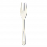 Cutlery Dispenser Refills, Fork, Plastic, Light Beige, 100/Bag, 10 Bags/Carton (FOPS6DP)