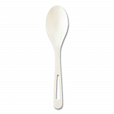 Cutlery Dispenser Refills, Spoon, Plastic, Light Beige, 100/Bag, 10 Bags/Carton (SPPS6DP)