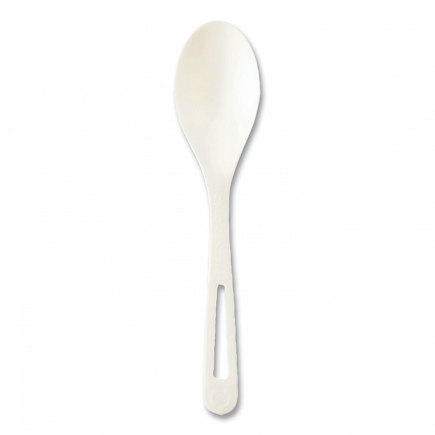 Cutlery Dispenser Refills, Spoon, Plastic, Light Beige, 100/Bag, 10 Bags/Carton (SPPS6DP)