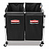 4 Bushel Collapsible X-Cart Bag for Rubbermaid Commercial 1881749 and 1881781, 5 cu ft, 22.08